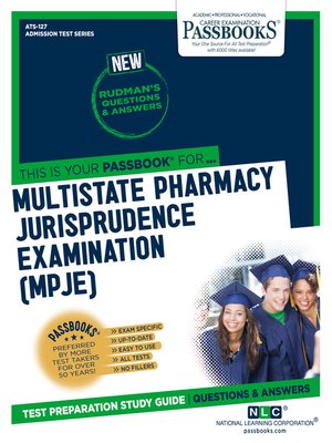 cover image of MULTISTATE PHARMACY JURISPRUDENCE EXAMINATION (MPJE)